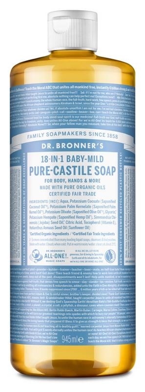 Dr Bronners Dr Bronners Baby Flüssigseife neutral mild 945 ml