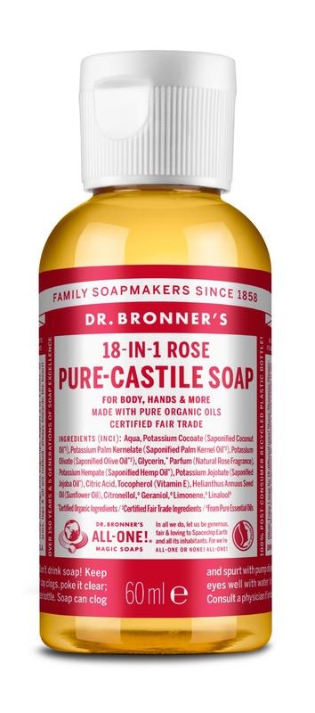 Dr Bronners Dr Bronners Flüssigseife stieg 60 Ml