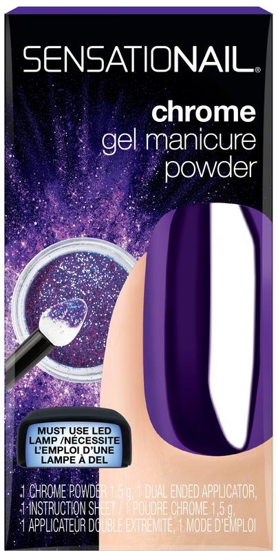 Sensationail Chrompulver lila 2 gr
