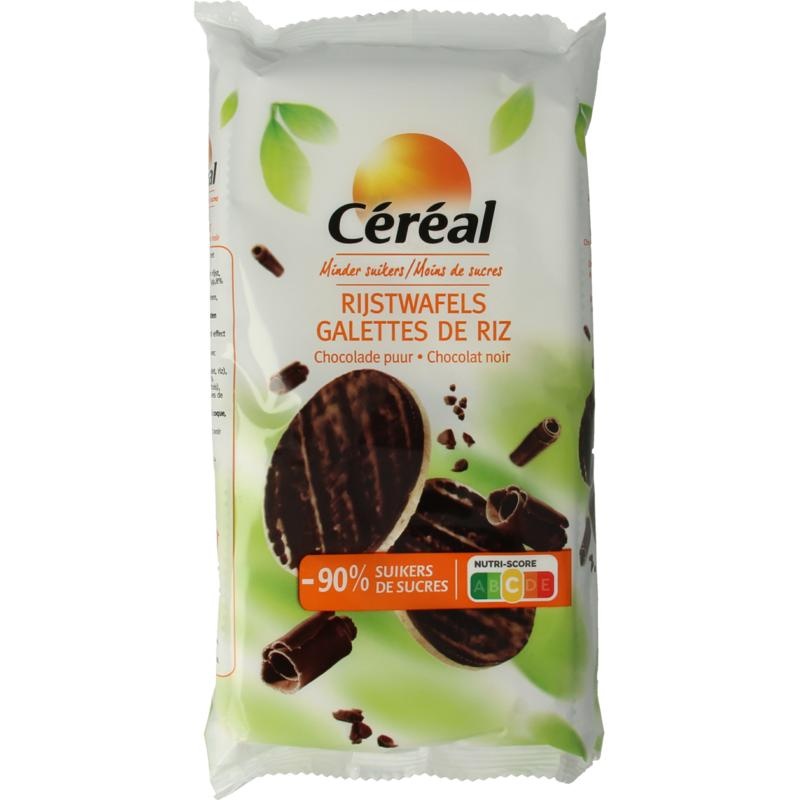 Cereal Getreide-Reiswaffeln dunkle Schokolade (130 Gramm)