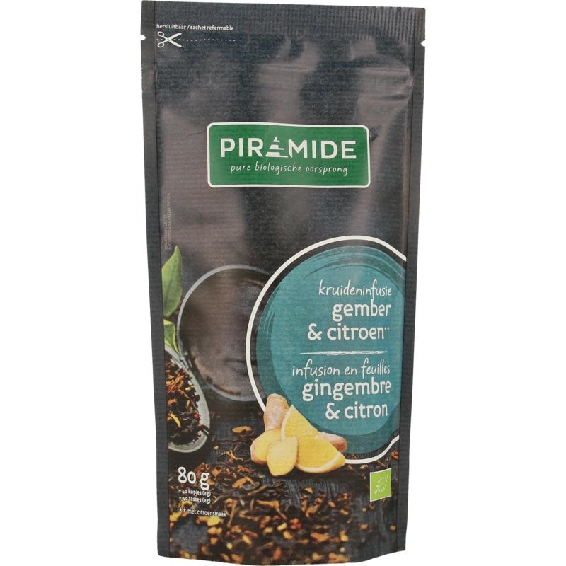 Piramide Pyramid Ingwer Zitrone Bio (80 Gramm)