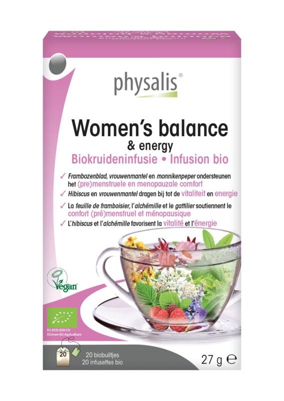 Physalis Women's Balance & Energy Kräutertee Bio (20 Beutel)