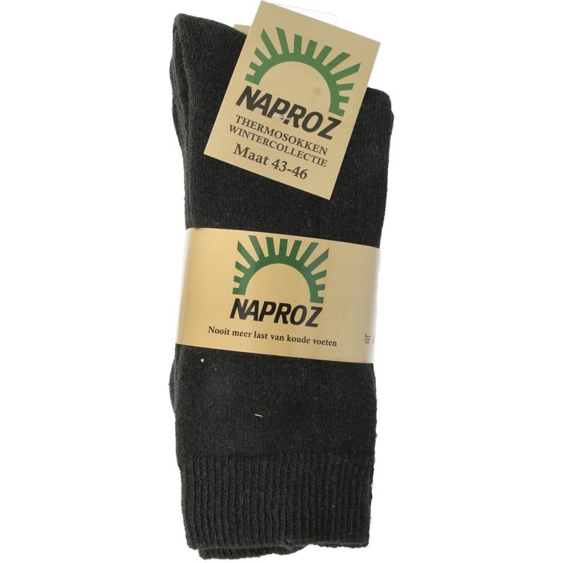 Naproz Thermosocken schwarz Gr. 43-46 (3 Paar)