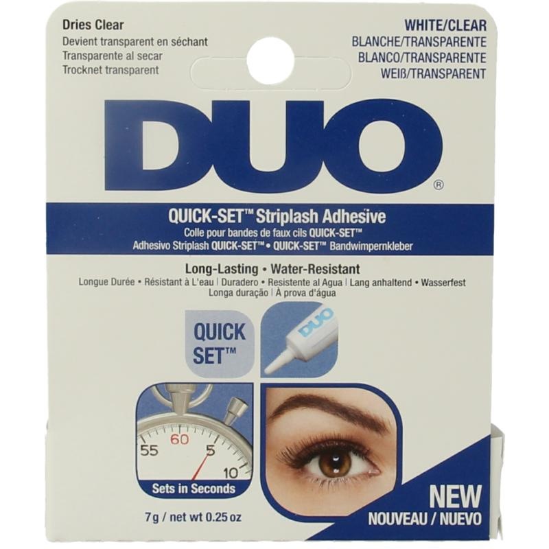 DUO Quickset Striplash-Kleber weiß/klar (7 Gramm)