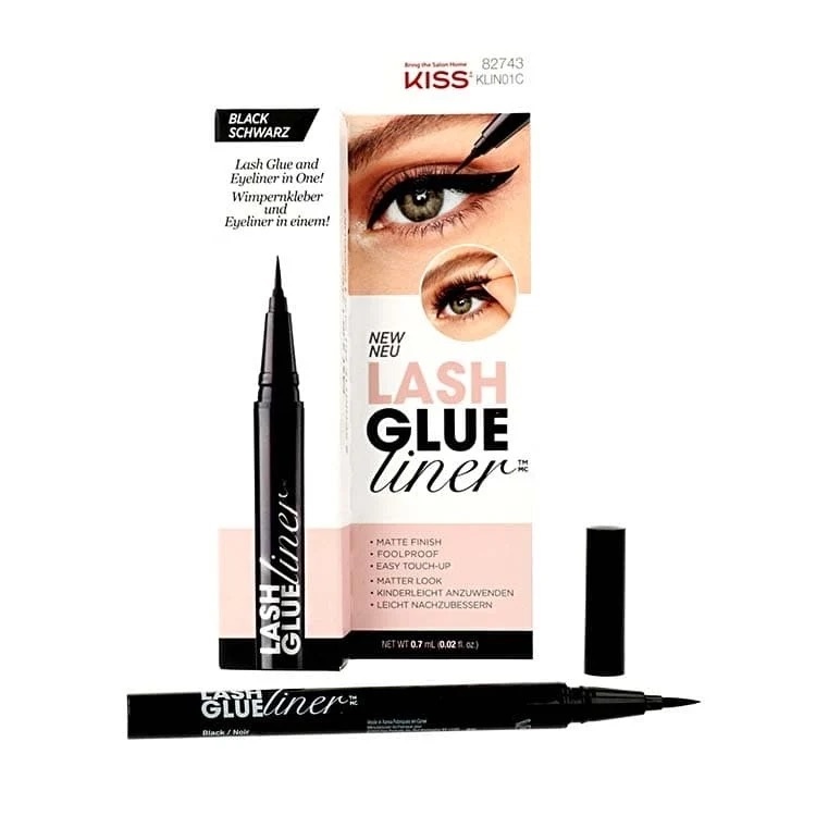 Kiss Lash Klebeliner schwarz (1 Stück)