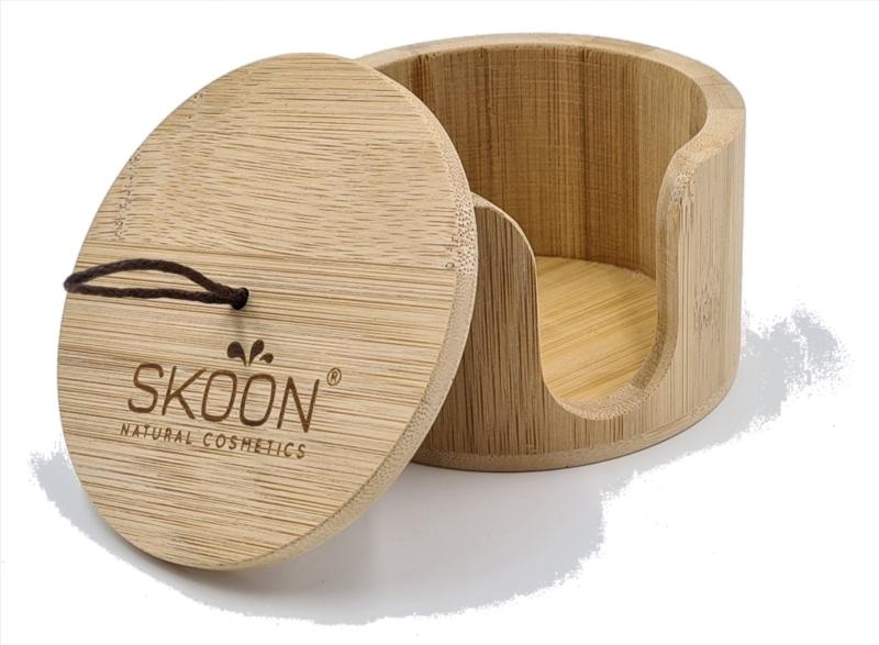 Skoon Gesichtspolsterhalter Bambus (1 Stück)