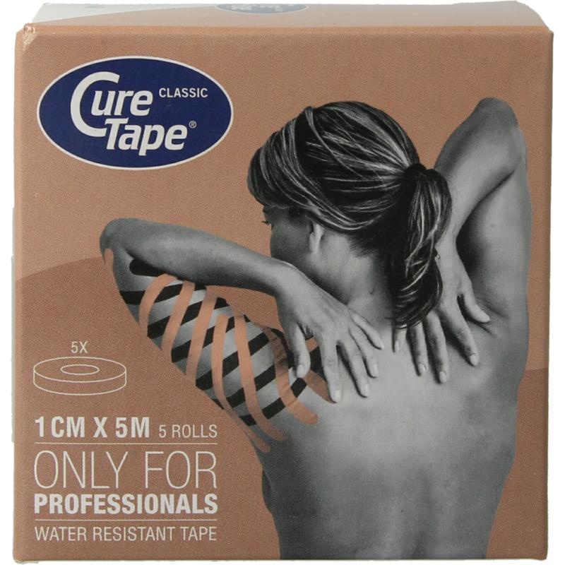 Curetape Sports beige 5m x 1cm (5 Stück)