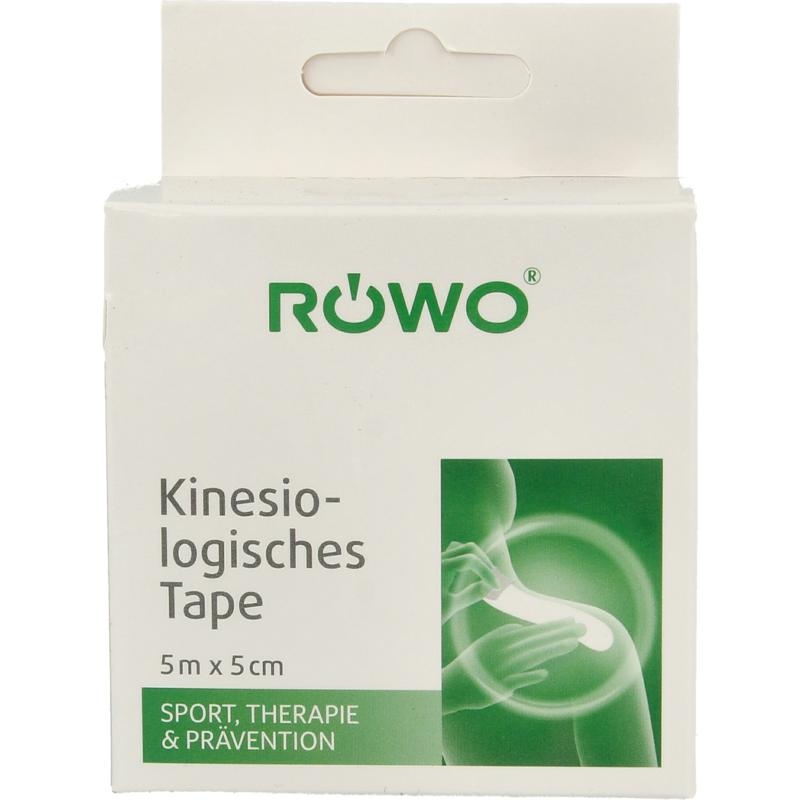 Rowo Rowo Kinesio Tape schwarz 5cmx5m (1 Stück)