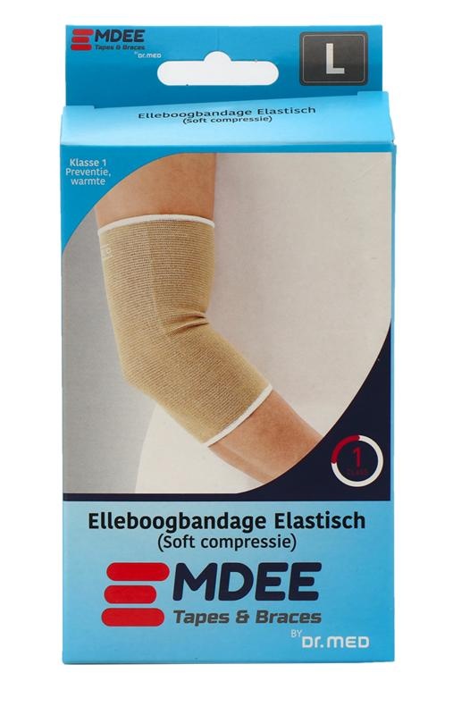Emdee Elastic Support Ellenbogen Größe L hautfarben (1 Stück)