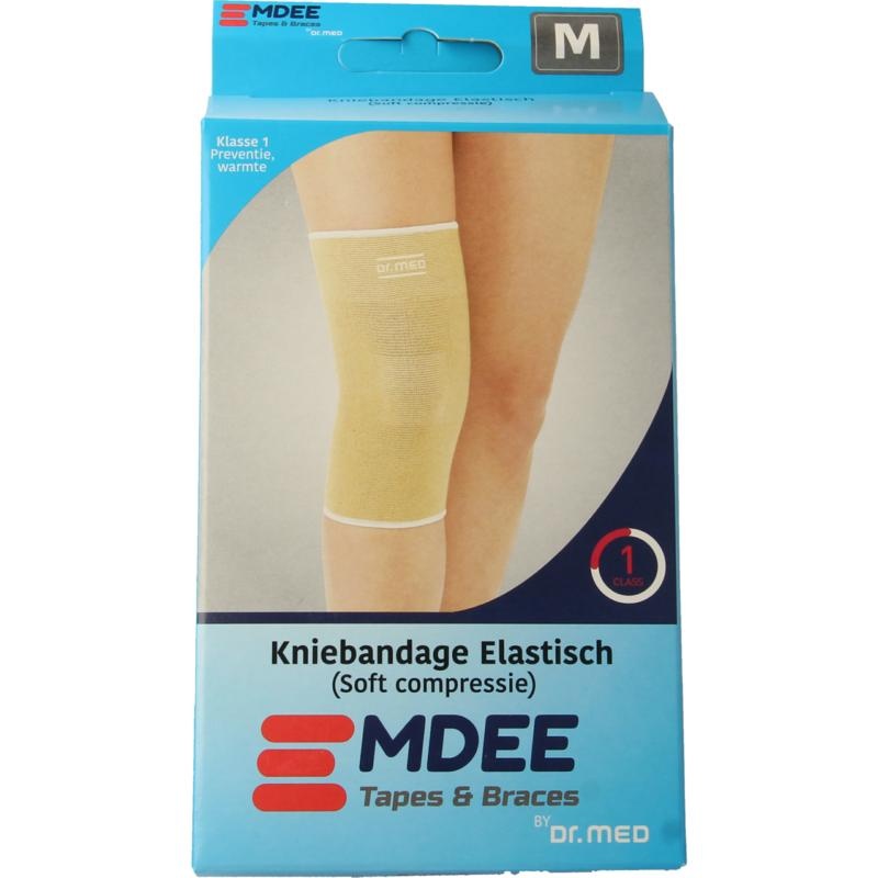 Emdee elastische Kniestütze Größe M hautfarben (1 Stück)