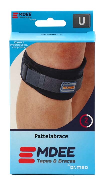 Emdee Knie-/Patella-Stützband blau (1 Stück)