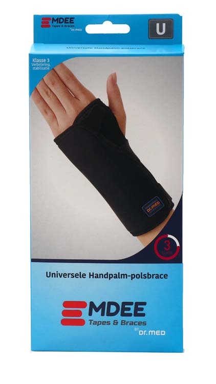 Emdee Handgelenk-Doppelbandage schwarz (1 Stück)