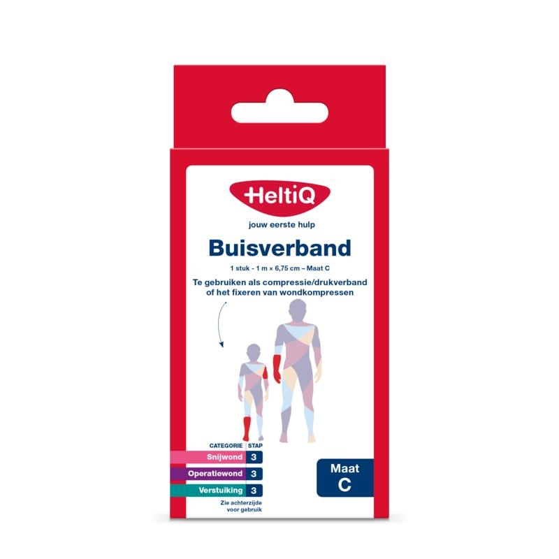 Heltiq Schlauchverband 1 m x 6,75 cm Größe C (1 Stück)