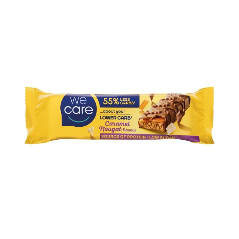 We Care We Care Lower Carb Riegel Karamell-Nougat (35 Gramm)