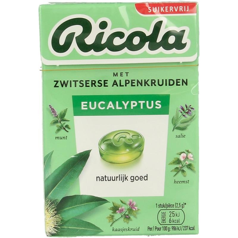 Ricola Ricola Eukalyptus zuckerfrei (50 Gramm)