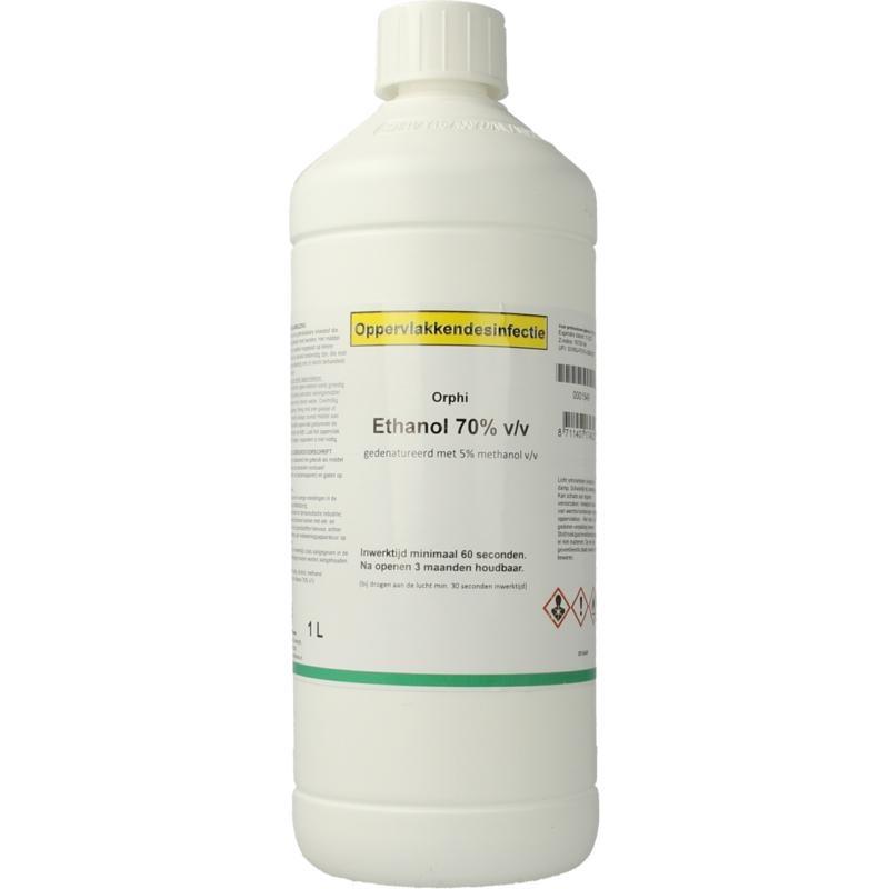 Orphi Ethanol 70 % v/v 5 % Methanol (1 Liter)