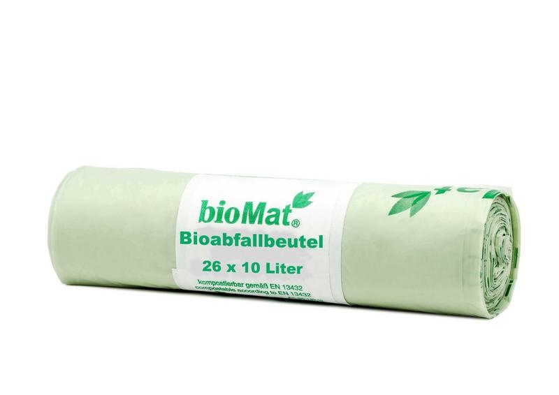 Biomat Wastebag Kompost 10 Liter Griff (26 Stück)
