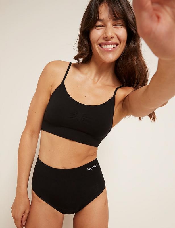 Boody Boody Menstruationsunterwäsche Taillenslip schwarz leicht/Standard M (1 Stück)