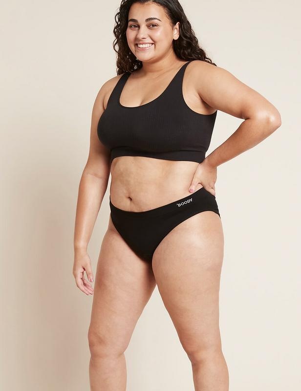 Boody Boody Menstruationsunterwäsche Bikini-Slip schwarz Standard/HeavyXS (1 Stück)