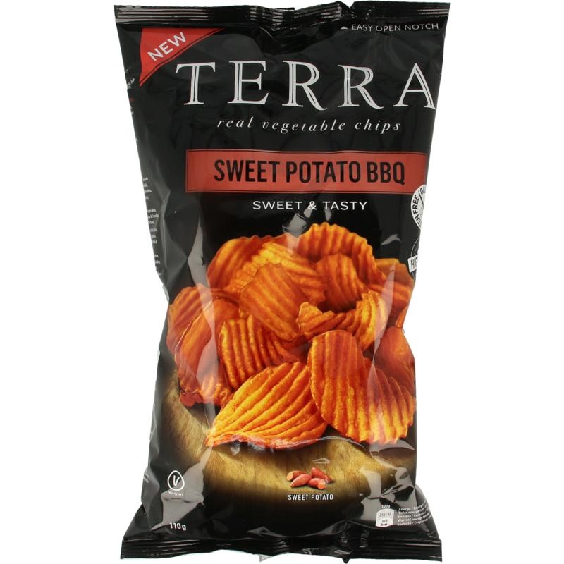 Terra Chips Terra Chips Chips Süßkartoffel BBQ (110 Gramm)
