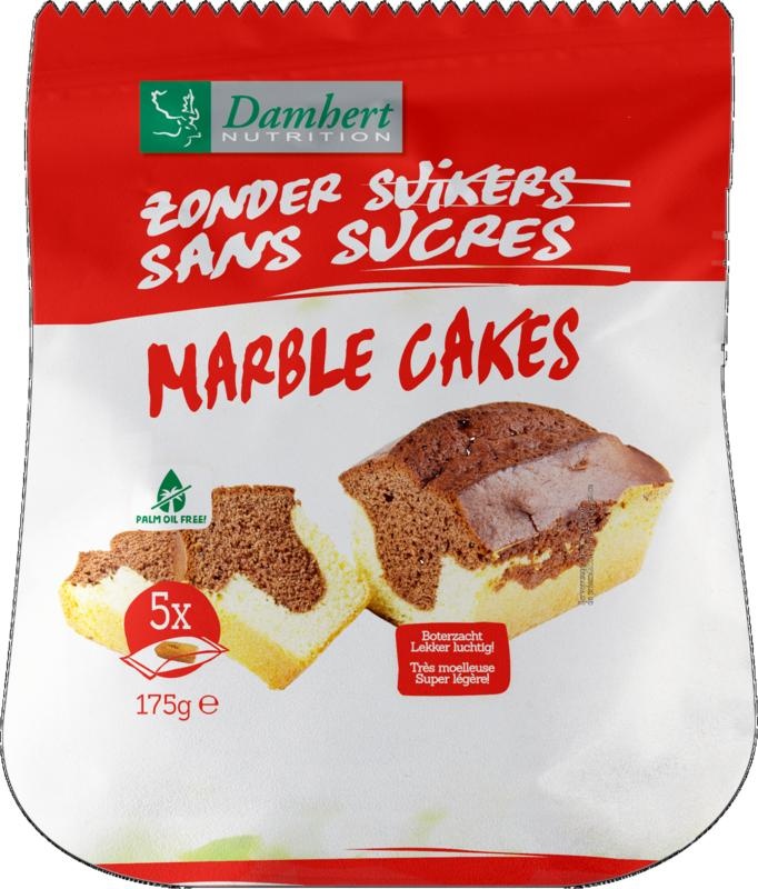Damhert Marmorkuchen ohne Zucker (175 Gramm)