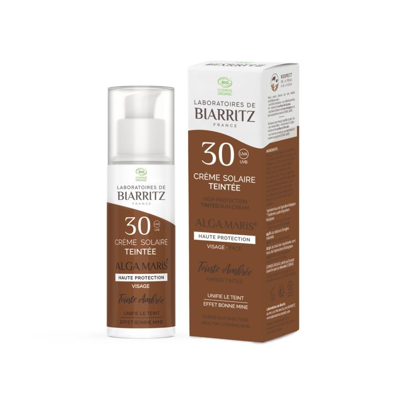 Laboratoires de Biarritz Laboratoires de Biarritz Suncare bernsteinfarbener Sonnenschutz für das Gesicht SPF30 (50 Ml)