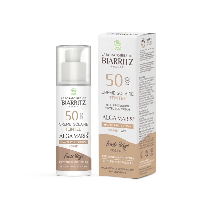 Laboratoires de Biarritz Laboratoires de Biarritz Suncare beige getönter Sonnenschutz für das Gesicht SPF50 (50 Ml)