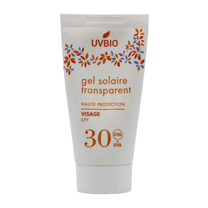 Uvbio Uvbio Sonnenschutz-Gesichtsgel Bio SPF30 (30 Ml)