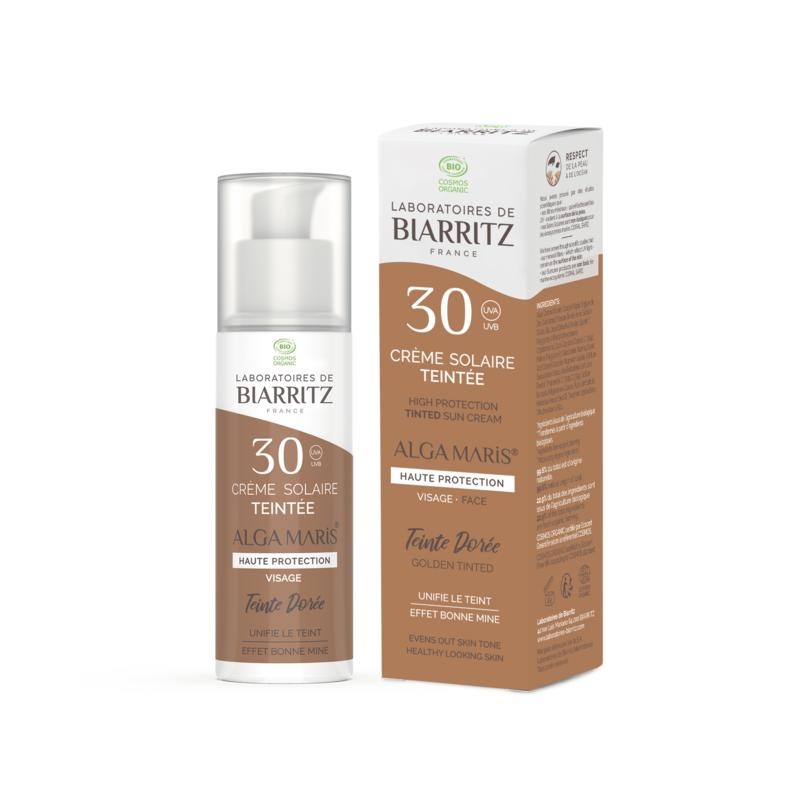 Laboratoires de Biarritz Laboratoires de Biarritz Suncare goldfarbener Sonnenschutz für das Gesicht LSF30 (50 Milliliter)