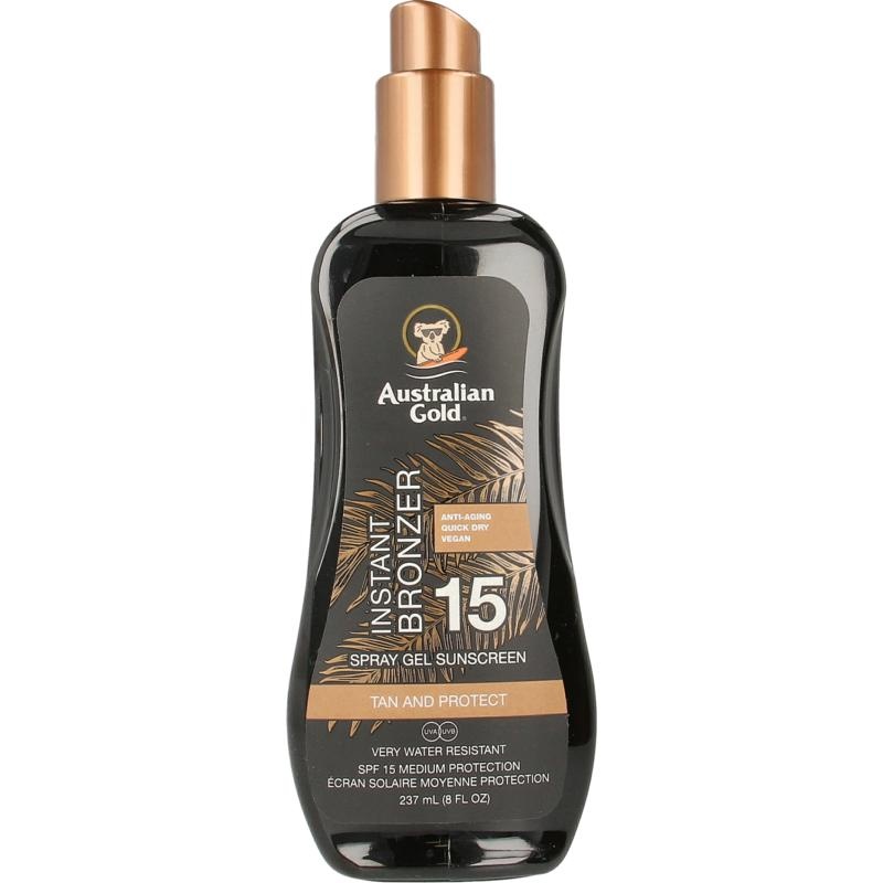 Australian Gold Sprühgel mit Bronzer SPF15 (237 Ml)