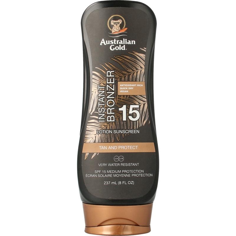 Australian Gold Lotion mit Bronzer SPF15 (237 Ml)