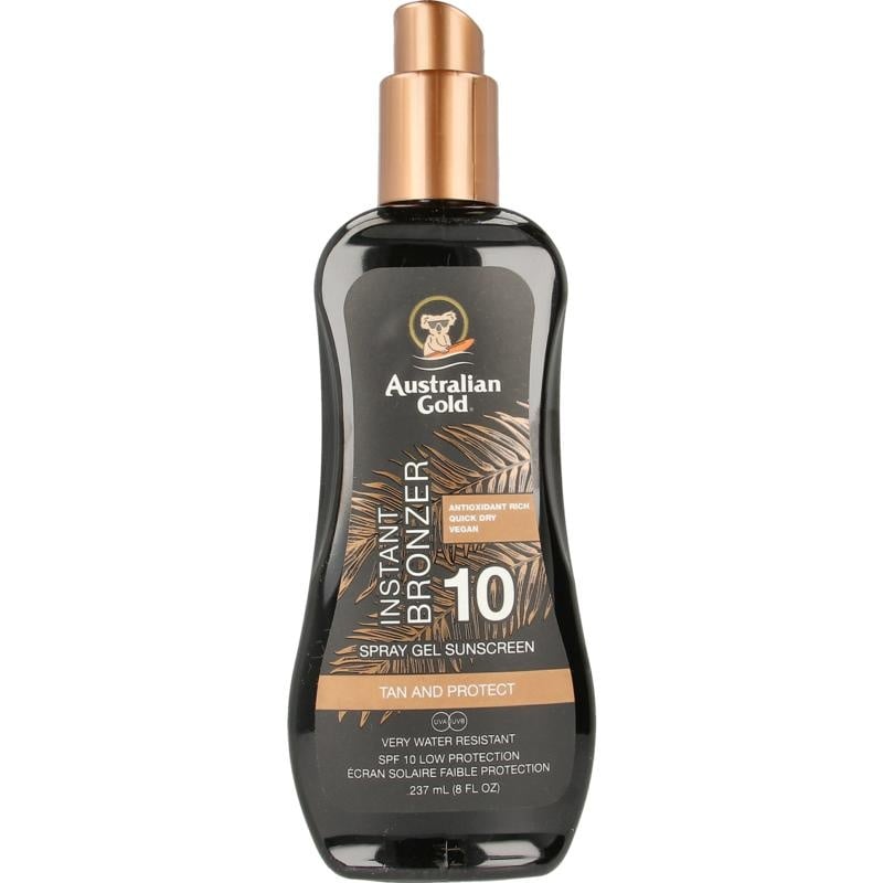 Australian Gold Sprühgel mit Bronzer SPF10 (237 Ml)