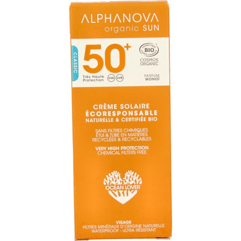 Alphanova Sun Sonnenschutz Gesicht SPF50+ (50 Gramm)