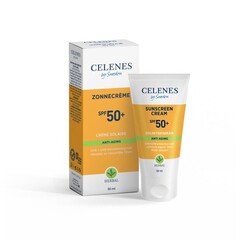 Pflanzliche Sonnenschutzcreme Anti-Aging LSF50+