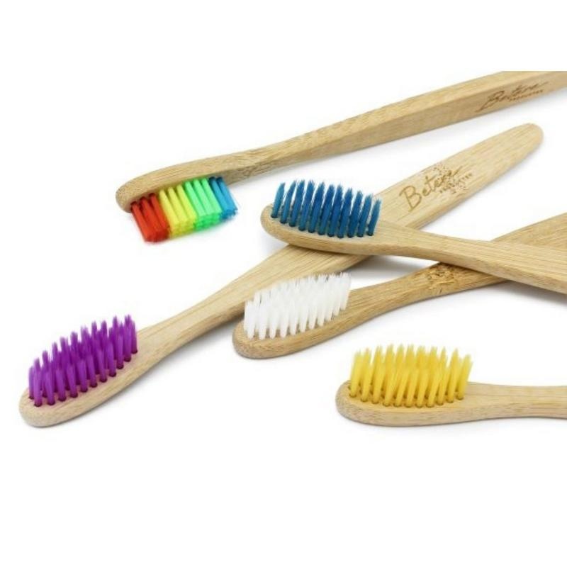 Betereproducten Betterproducts Bambuszahnbürste für Erwachsene lila (1 Stück)