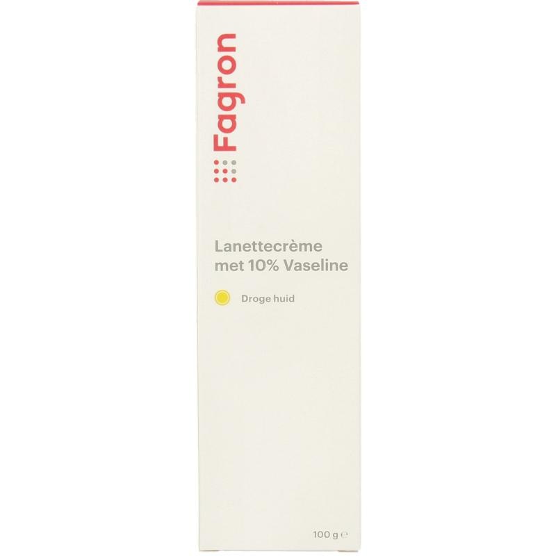 Fagron LanetteCreme 10 % Vaseline mit Box (100 Gramm)