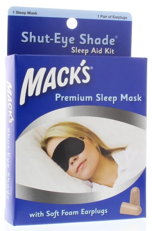Macks Macks Shut Augenschatten-Schlafmaske (1 Stück)