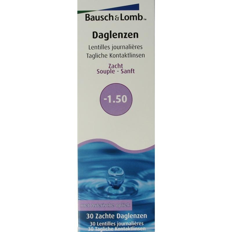 Bausch & Lomb Tageslinsen -1,50 (30 Stück)
