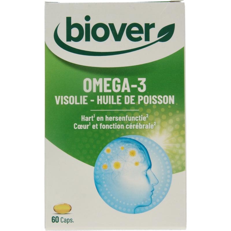 Biover Omega-3-Fischöl (60 Caps)