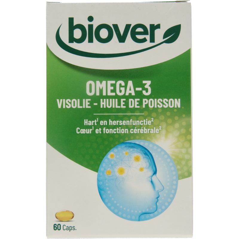 Biover Biover Omega-3-Fischöl (60 Kapseln)