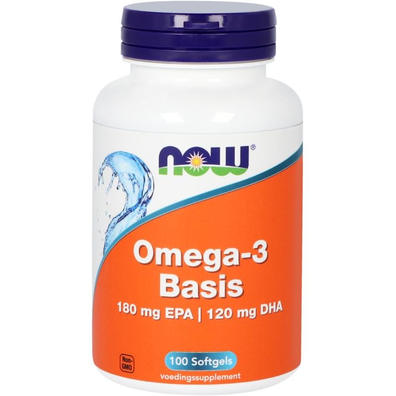 NOW Omega-3 Basic 180 mg EPA 120 mg DHA (100 Caps)