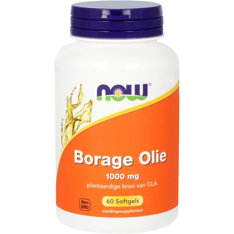 NOW Borretschöl 1000 mg (60 Caps)