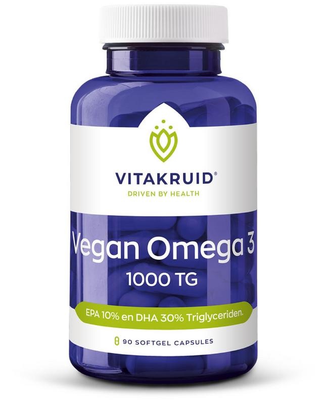 Vitakruid Vitakruid Vegan Omega 3 1000 Triglyceride 300 DHA 100 EPA (90 Caps)