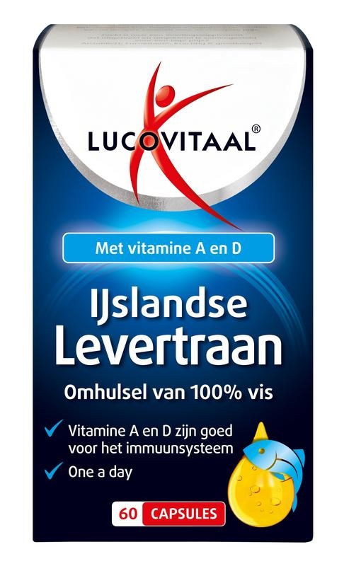 Lucovitaal Lebertran aus Isländisch (60 Caps)