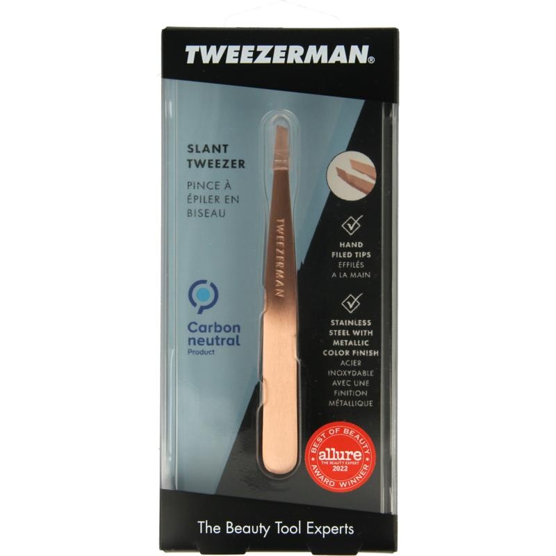 Tweezerman Schrägpinzette RosÃƒÂ©gold (1 Stück)
