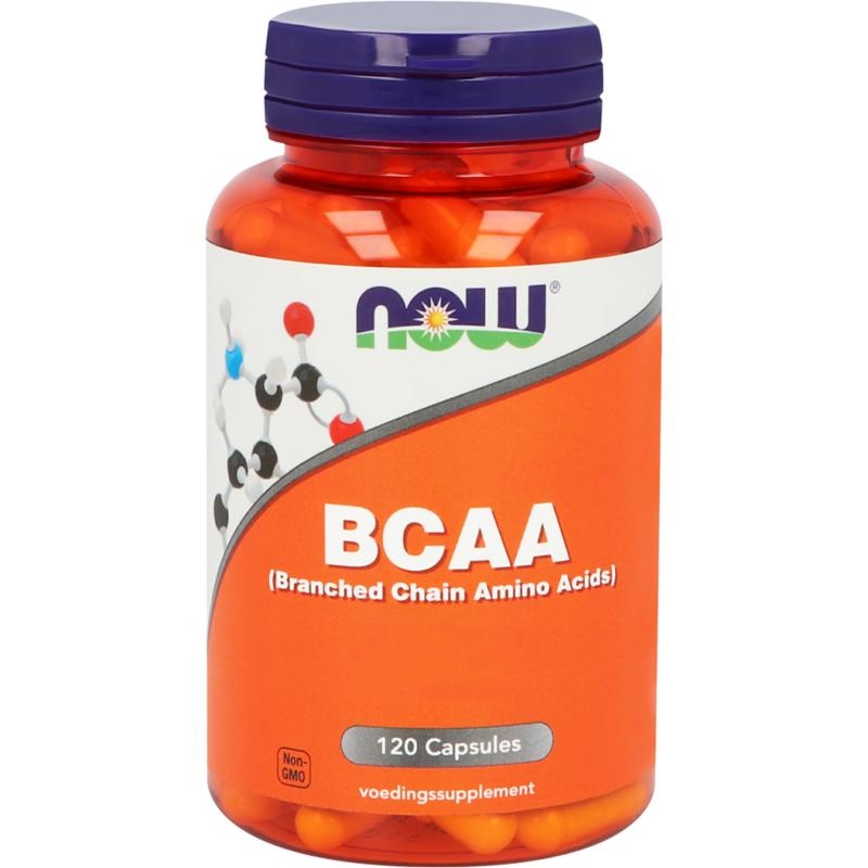 NOW Bcaa (verzweigtkettige Aminosäuren) (120 Caps)