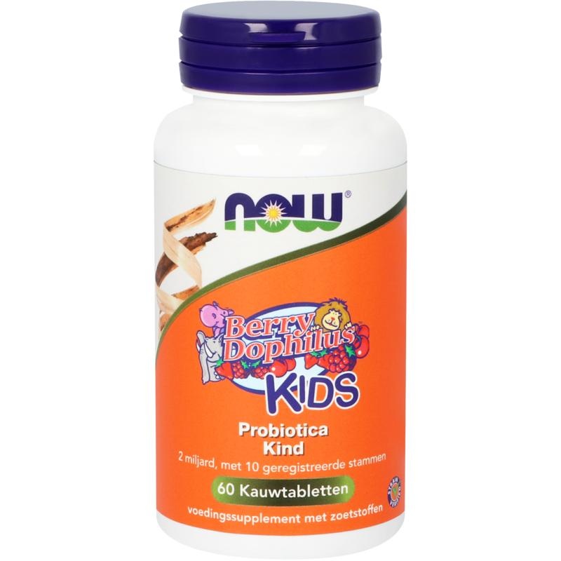 NOW JETZT Berry Dophilus� Kids Probiotika Kind (60 Kautabletten)