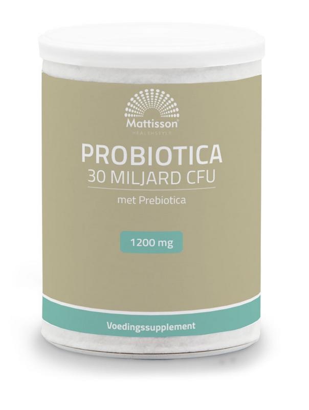 Mattisson Mattisson Probiotisches Pulver 30 Milliarden KBE mit Präbiotika (125 Gramm)