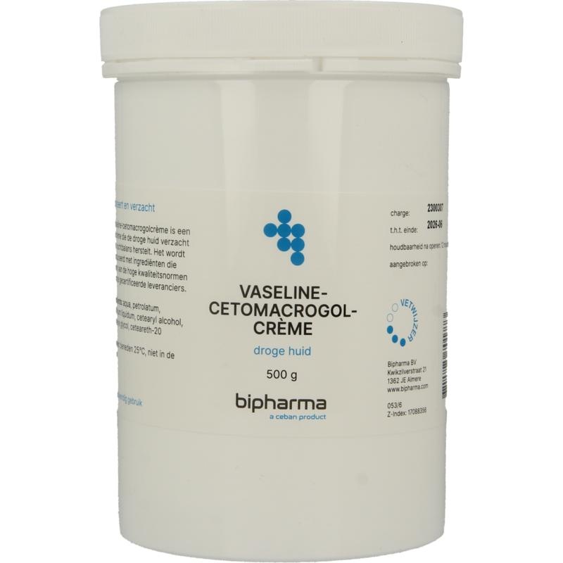 Bipharma Vaselinecetomacrogol Creme (500 Gramm)