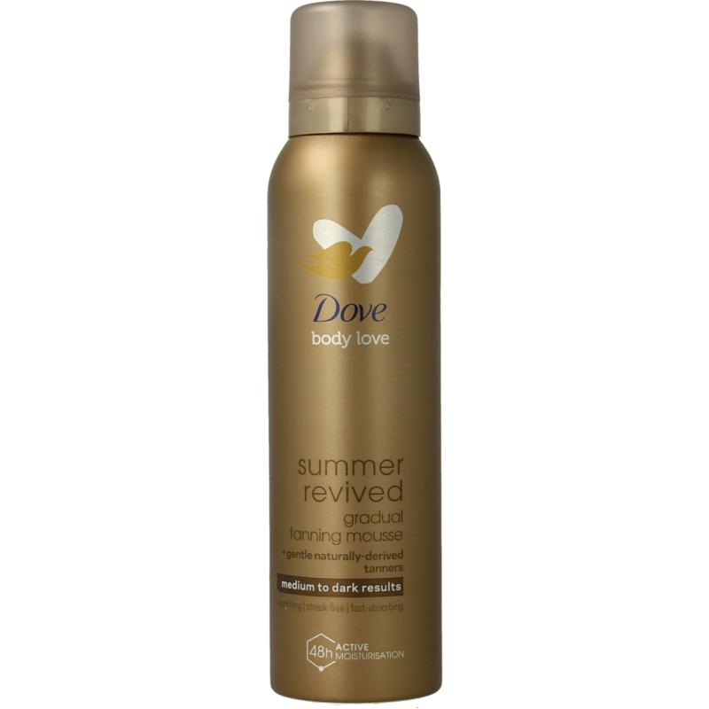 Dove Dermaspa Körpermousse Bräunung mittel bis dunkel (150 Ml)